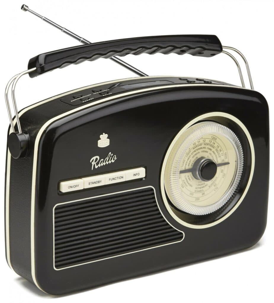 GPO Rydell Nostalgic DAB Radio in black