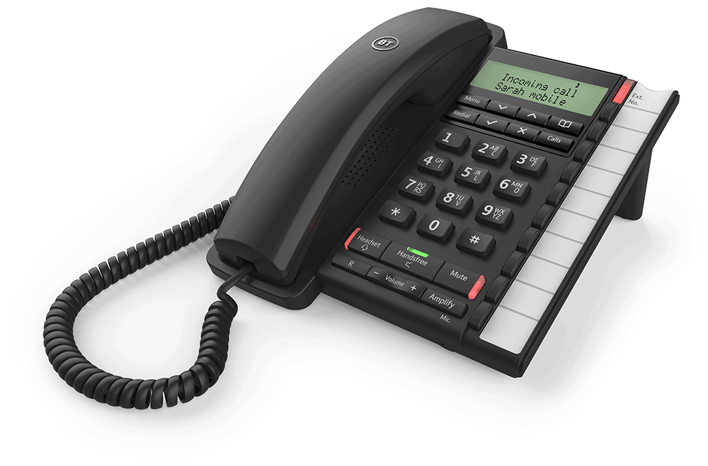 BT Converse 2300 Telephone in Black