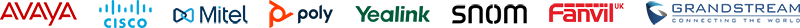 IP Phones Manufacturer Logos