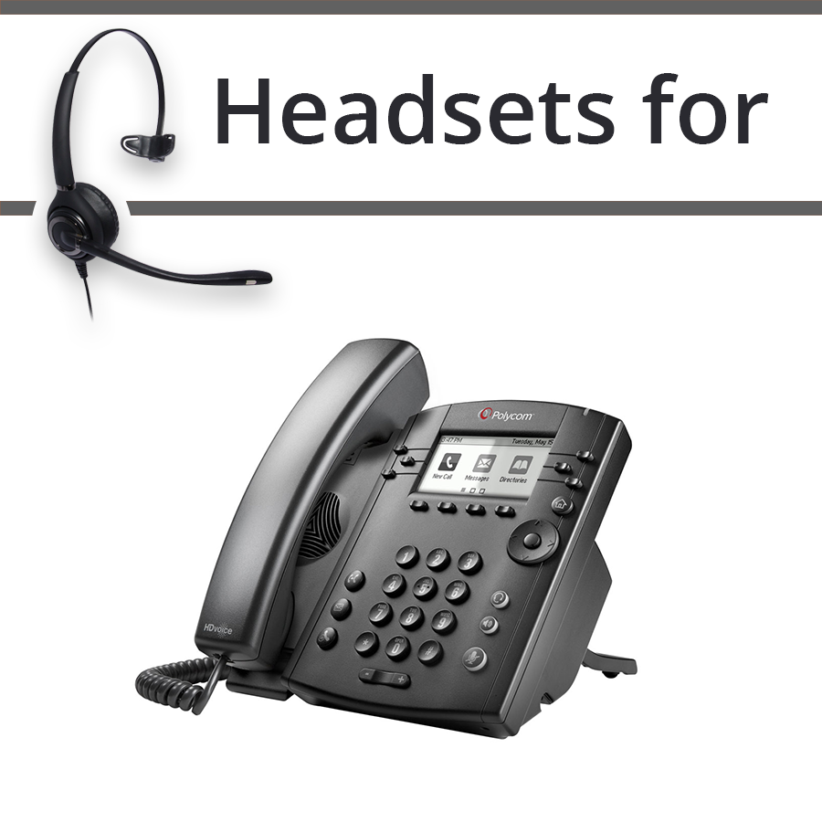 Headsets for Polycom Soundpoint IP 300
