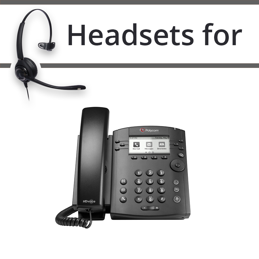 Headsets for Polycom Soundpoint IP 301