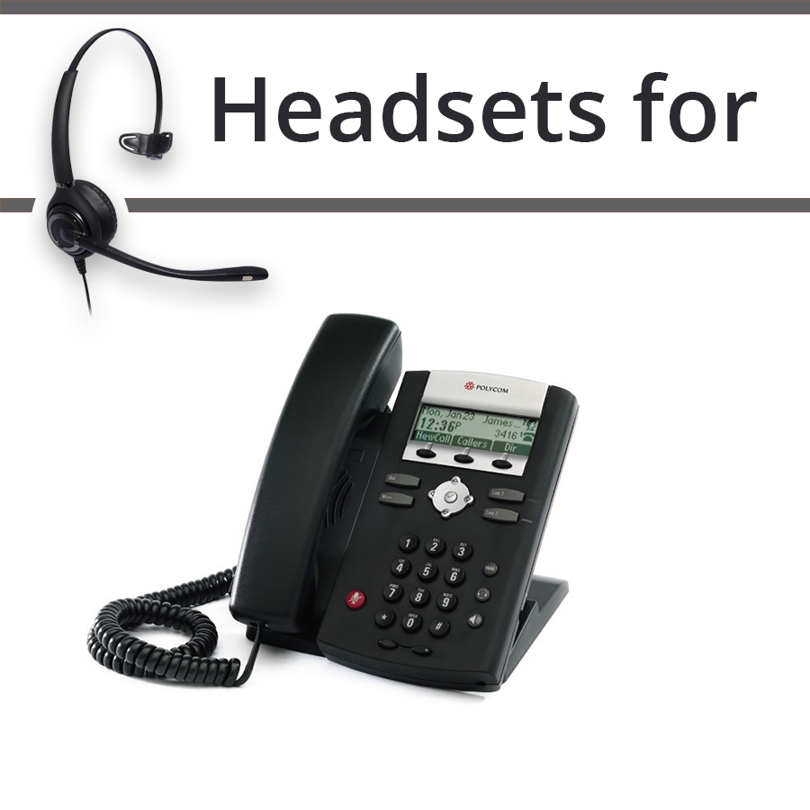 Headsets for Polycom Soundpoint IP 331