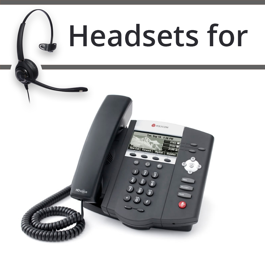 Headsets for Polycom Soundpoint IP 450