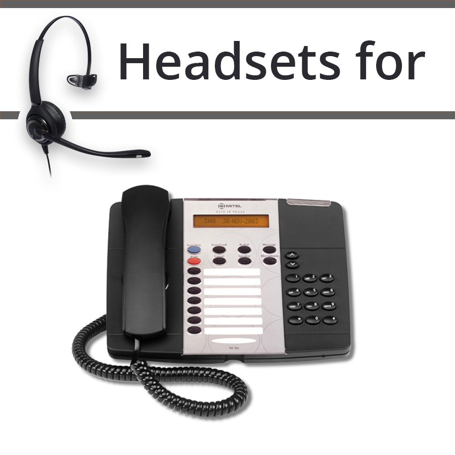 Headsets for Mitel 5215