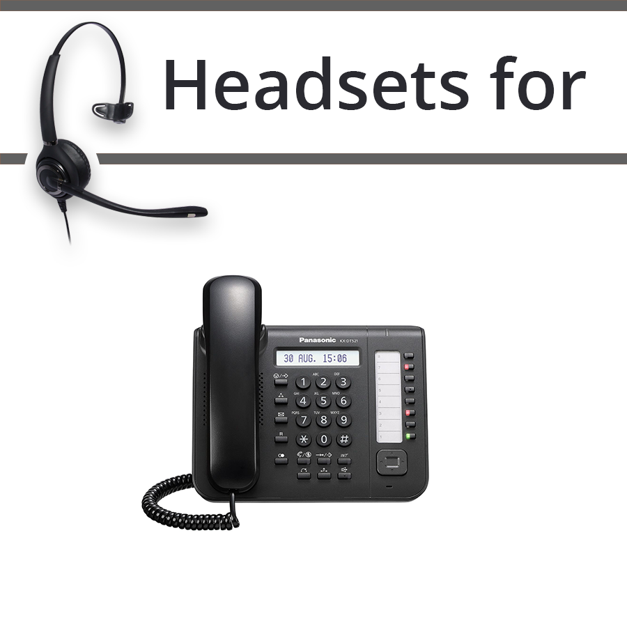 Headsets for Panasonic KX-DT521