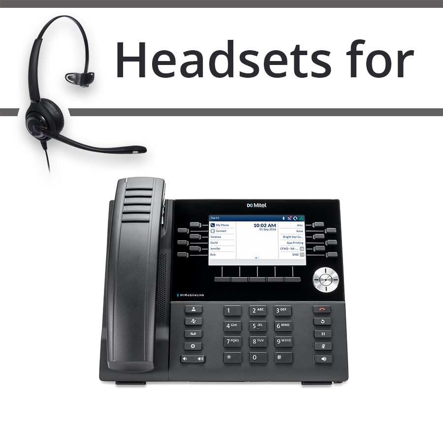 Headsets for Mitel 6930