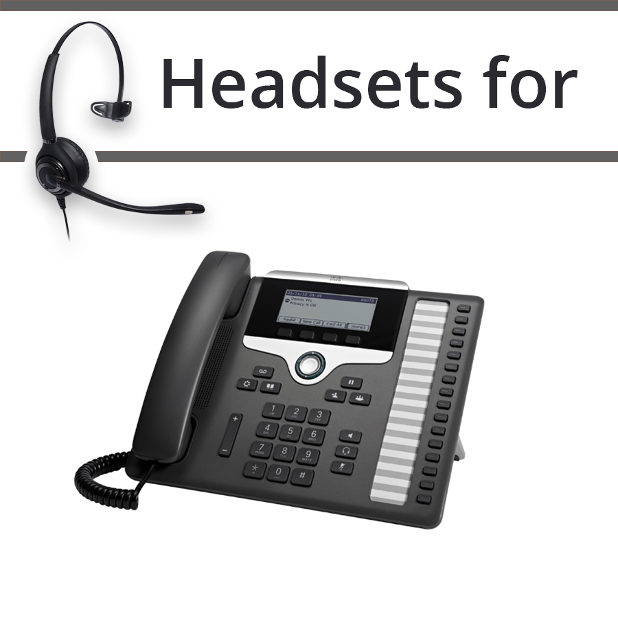 Headsets for Cisco 7861