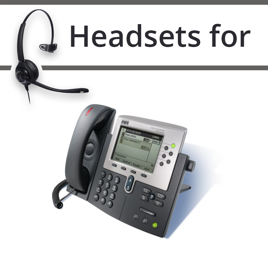 Headsets for Cisco 7960