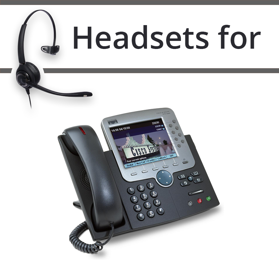 Headsets for Cisco 7970G