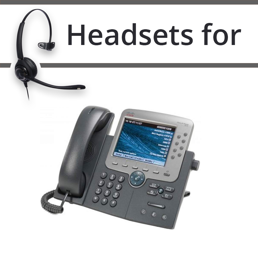 Headsets for Cisco 7975G