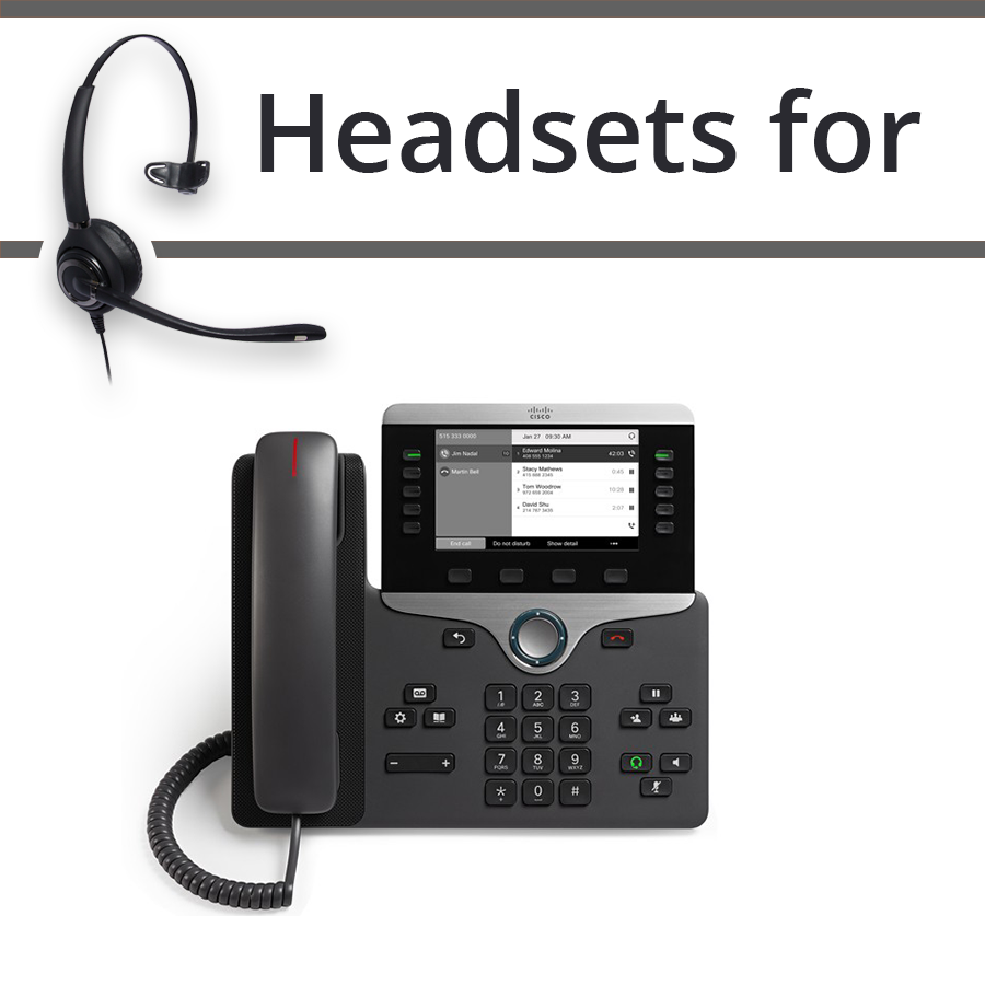 Headsets for Cisco 8811