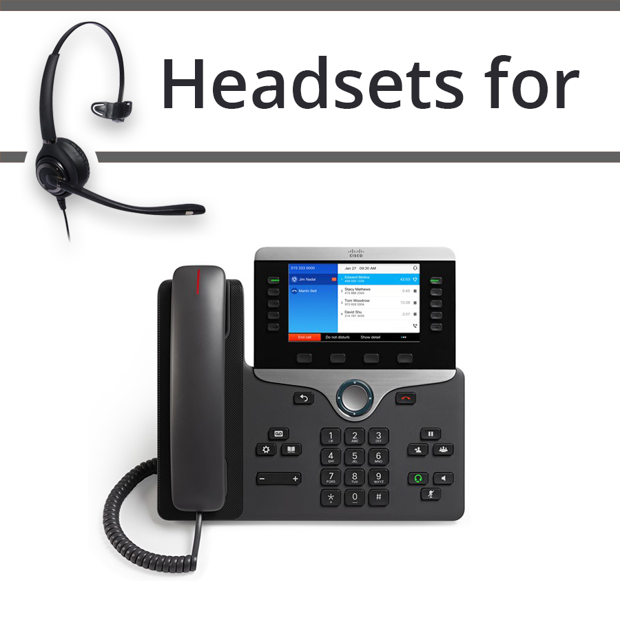 Headsets for Cisco 8841