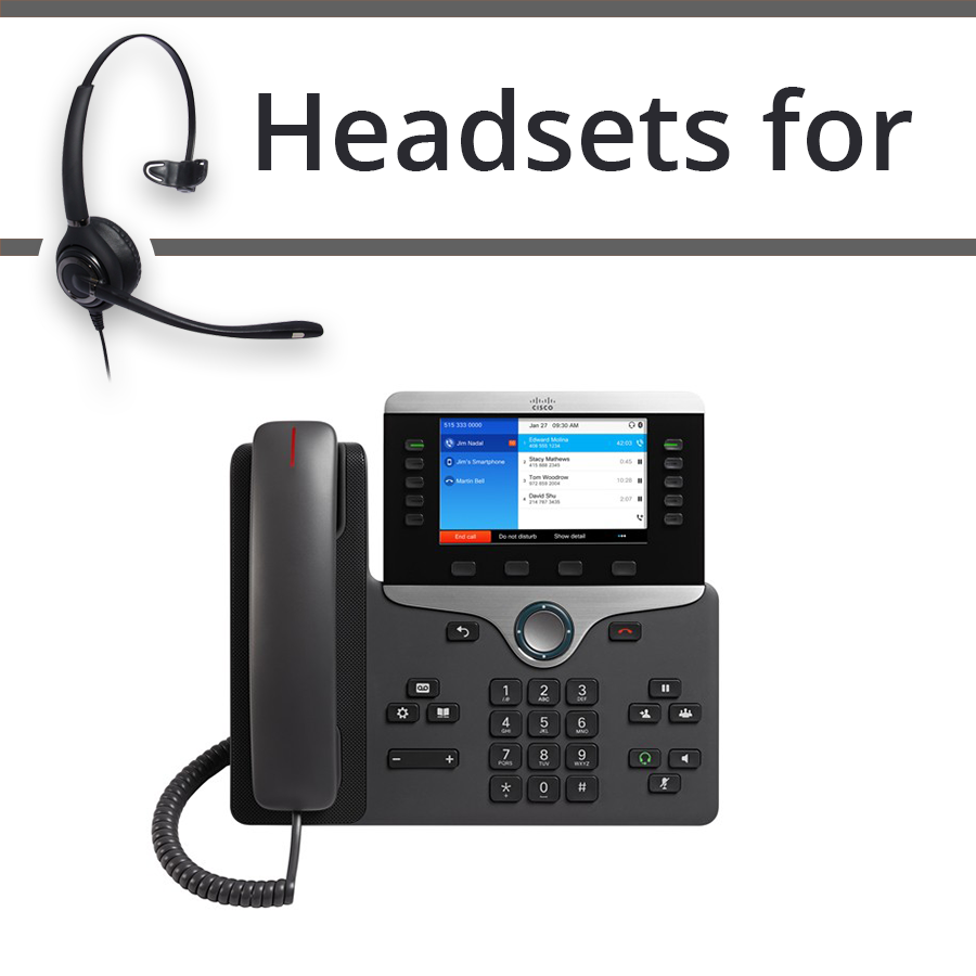 Headsets for Cisco 8851