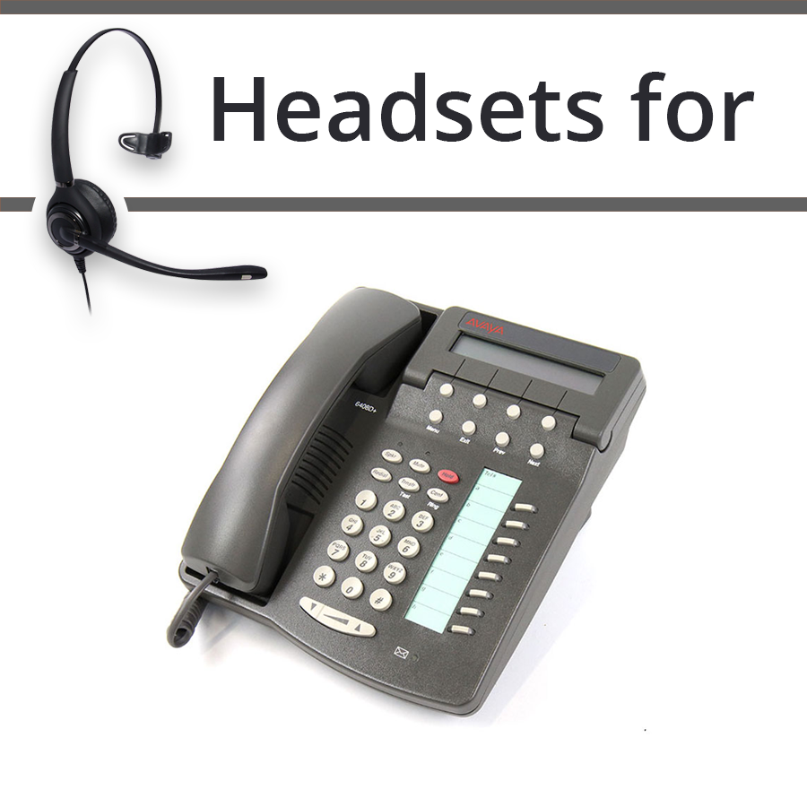Headsets For Avaya  6408D+
