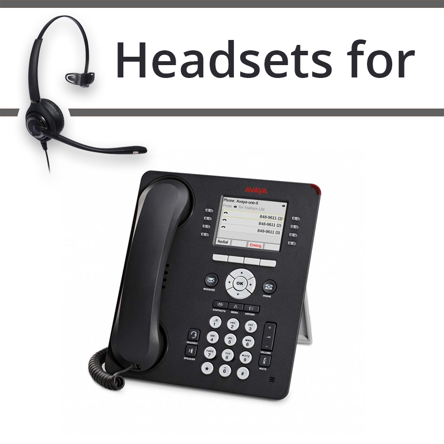 Headsets For Avaya  9611G