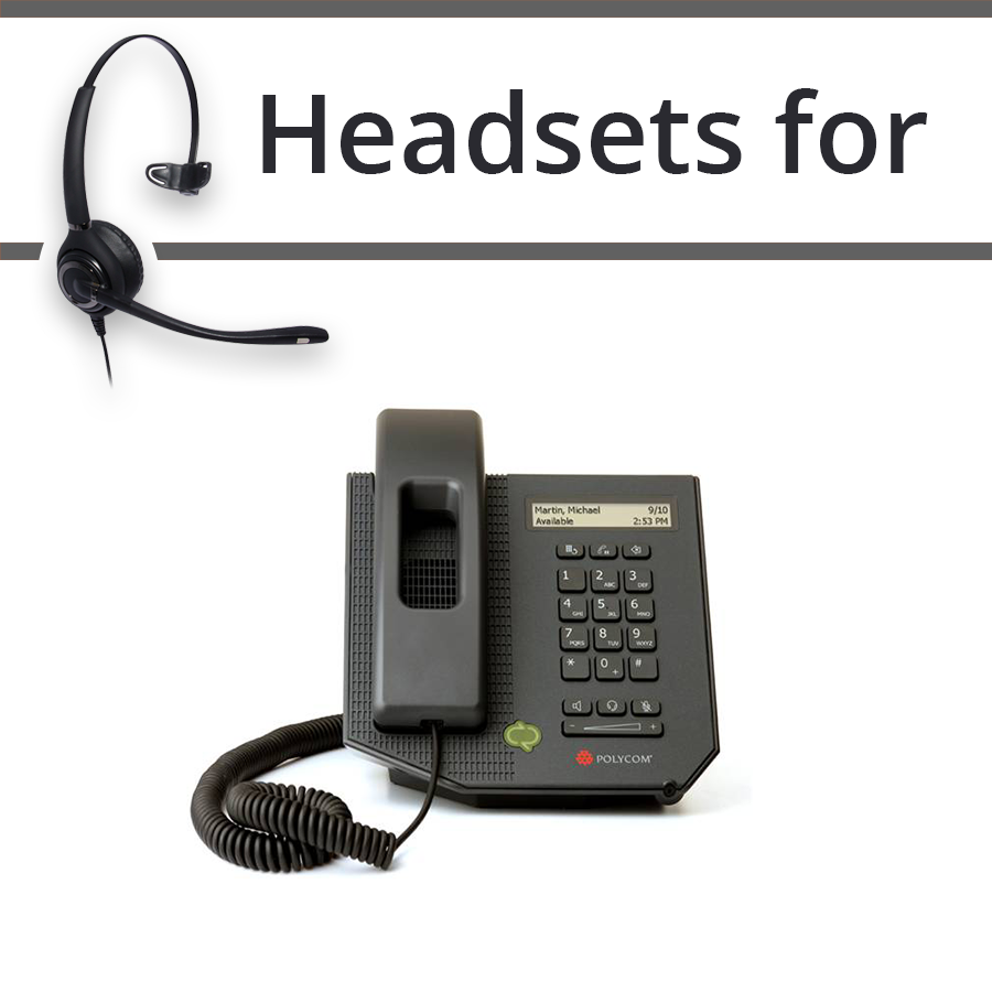 Headsets for Polycom Soundpoint CX300