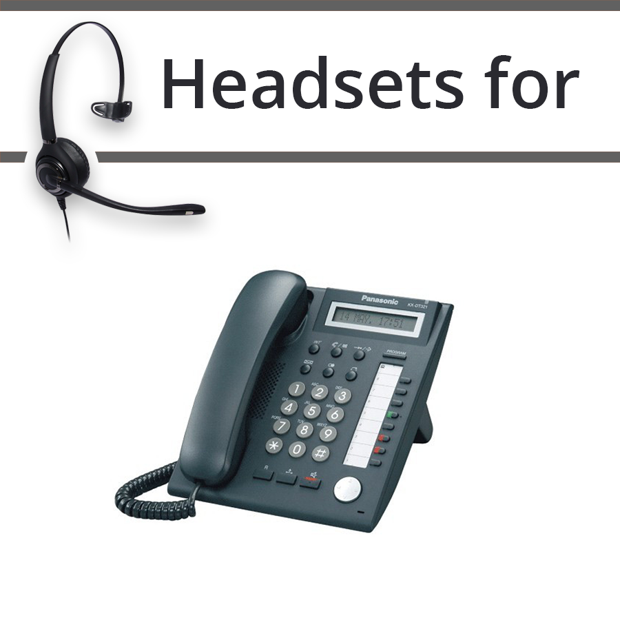 Headsets for Panasonic KX-DT321