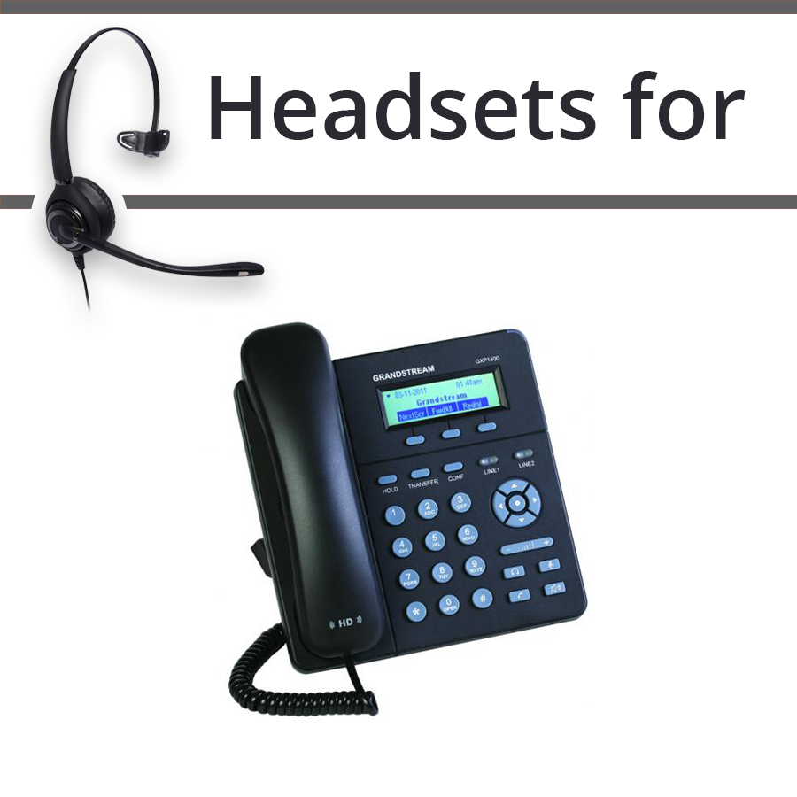 Headsets for Grandstream GXP1400