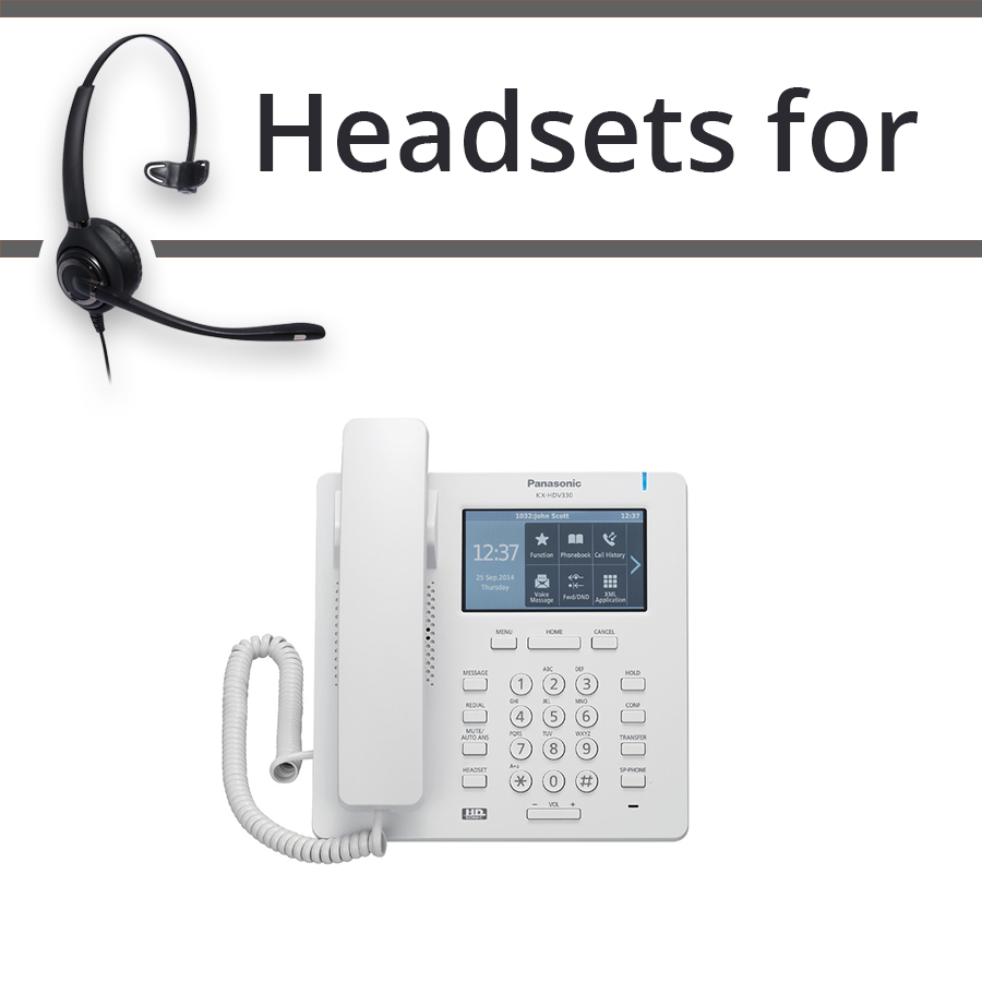Headsets for Panasonic KX-HDV330