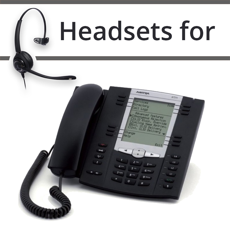Headsets For Mitel 6737