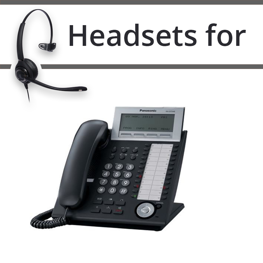 Headsets for Panasonic KX-DT346