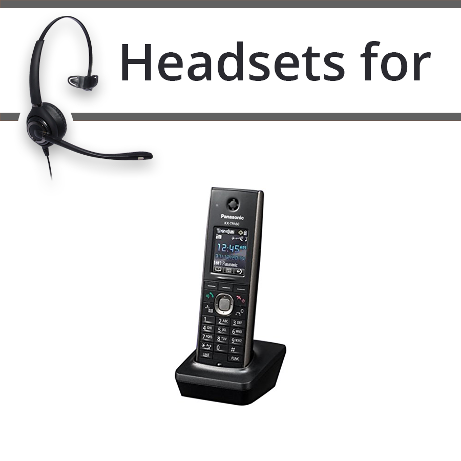 Headsets for Panasonic KX-TPA60