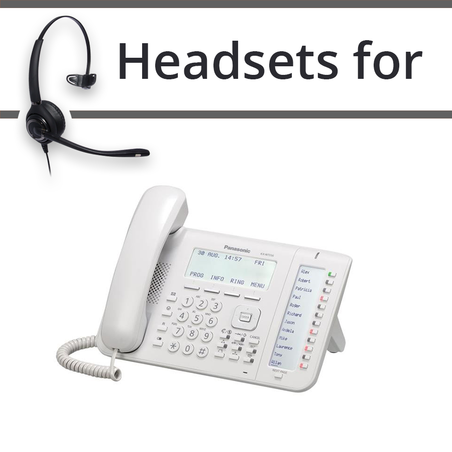 Headsets for Panasonic KX-NT556