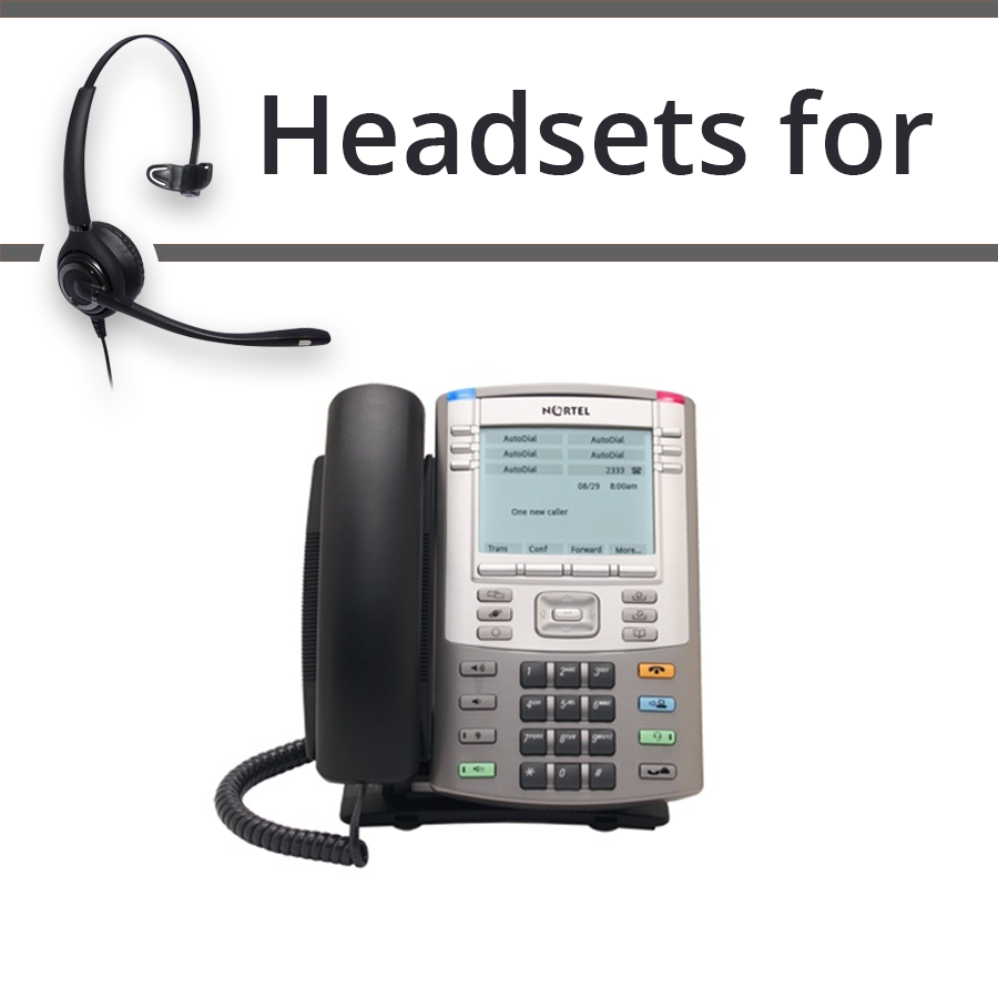 Headsets for Nortel 1140e