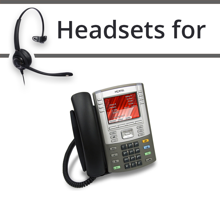 Headsets for Nortel 1165e