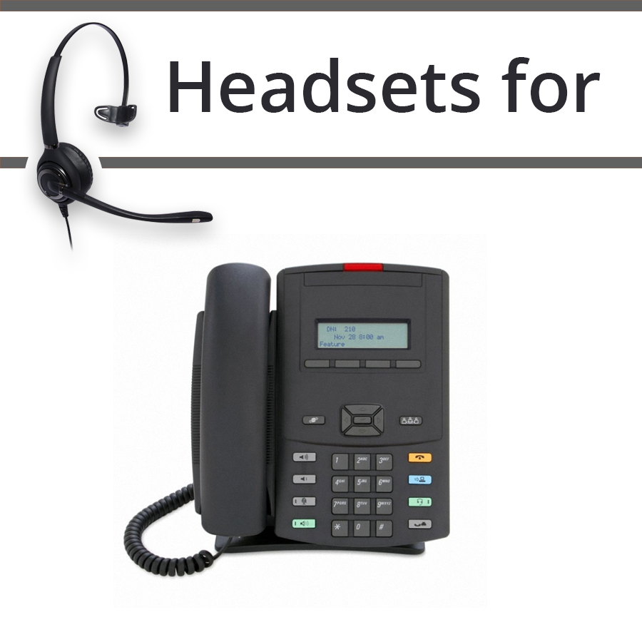 Headsets for Nortel 1210