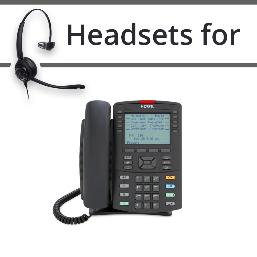 Headsets for Nortel 1230