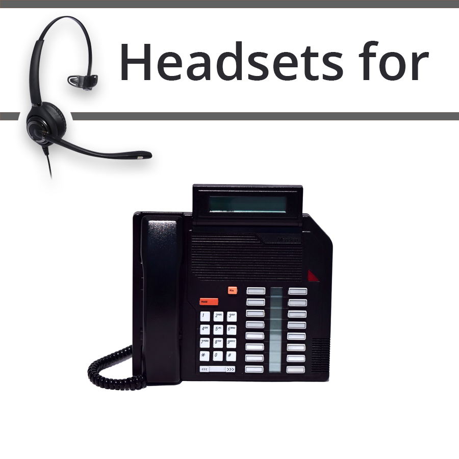 Headsets for Nortel M2616D