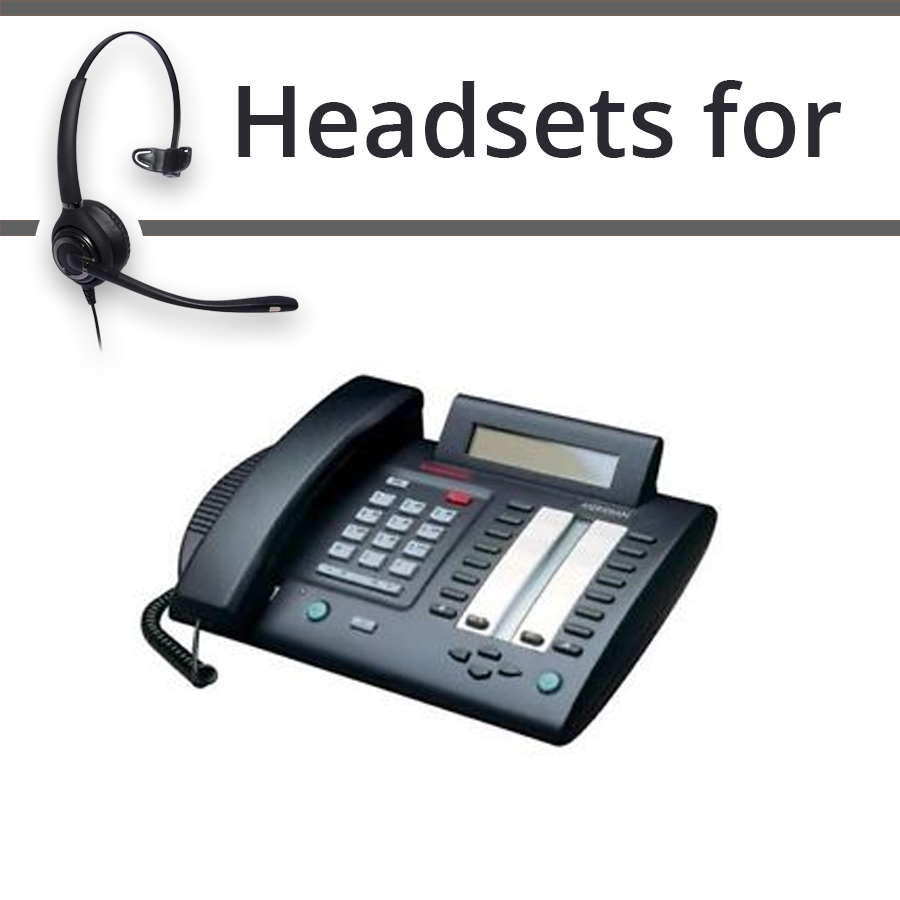 Headsets for Nortel M3820
