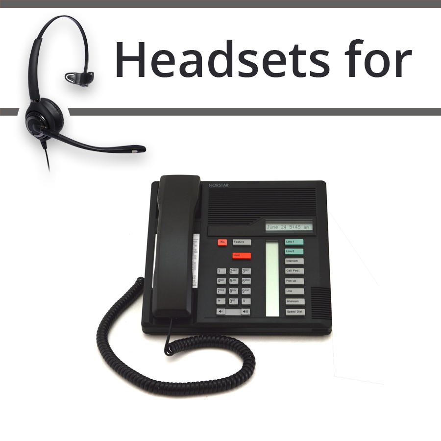 Headsets for Nortel M7208