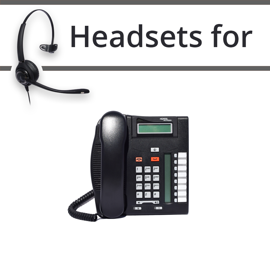 Headsets for Nortel T7208