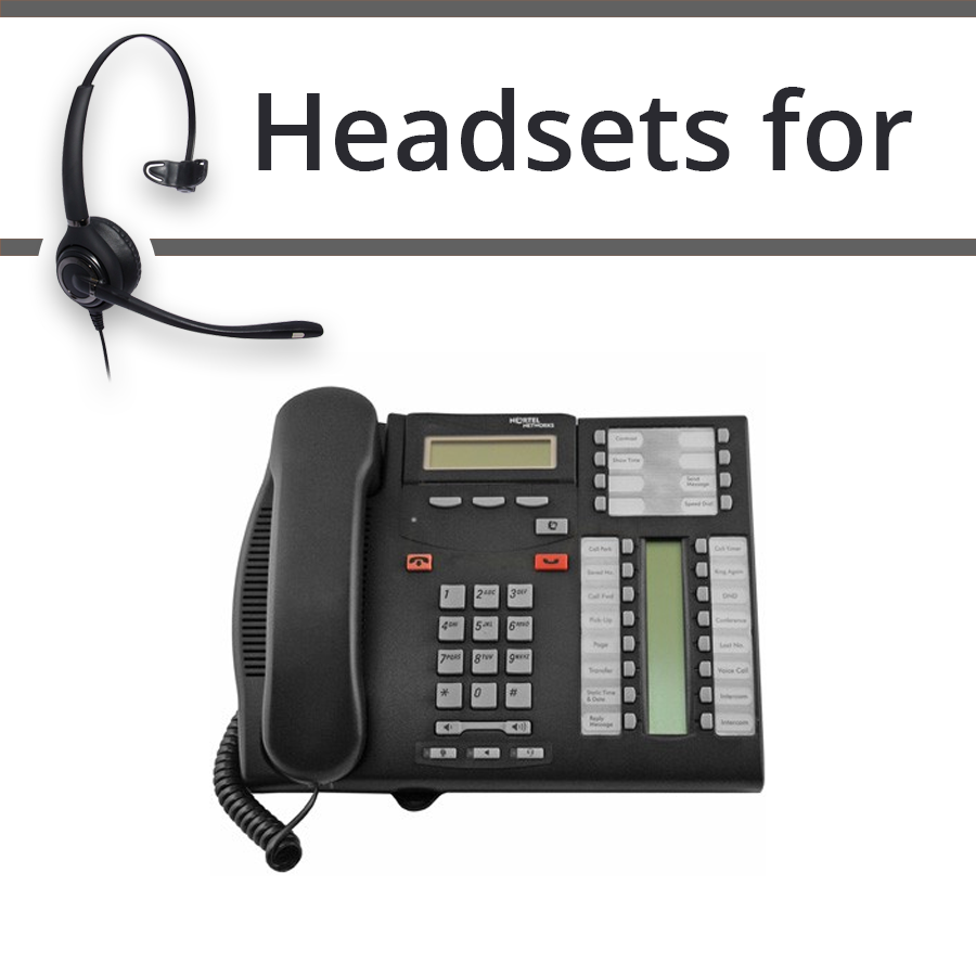 Headsets for Nortel T7316