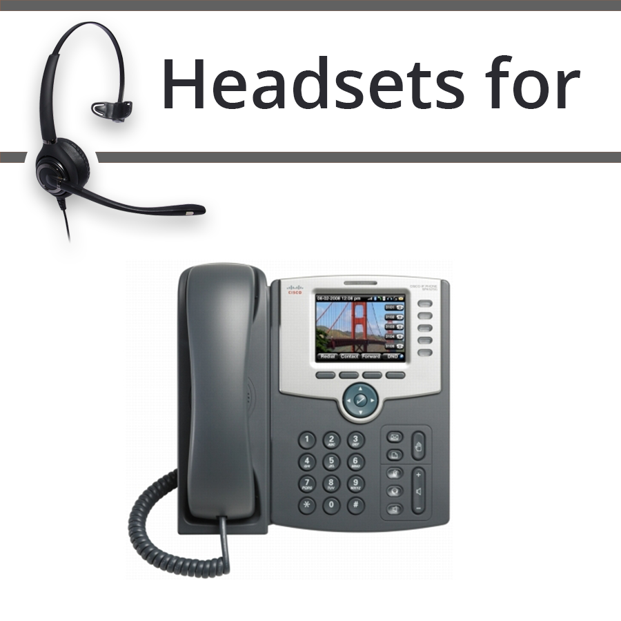 Headsets for Cisco SPA525G