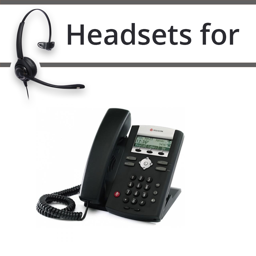 Headsets for Polycom Soundpoint IP 321