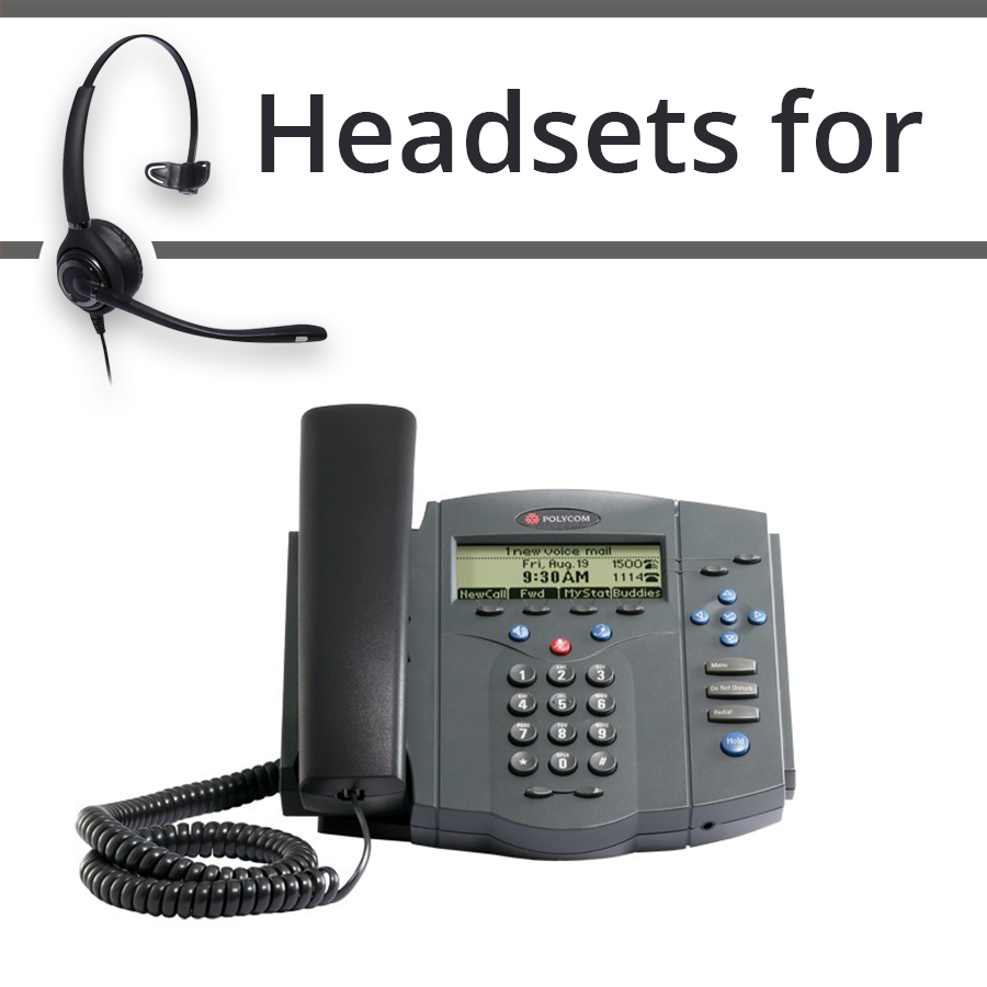 Headsets for Polycom Soundpoint IP 430