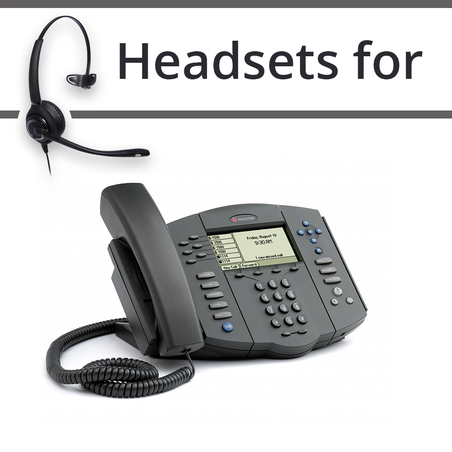 Headsets for Polycom Soundpoint IP 501