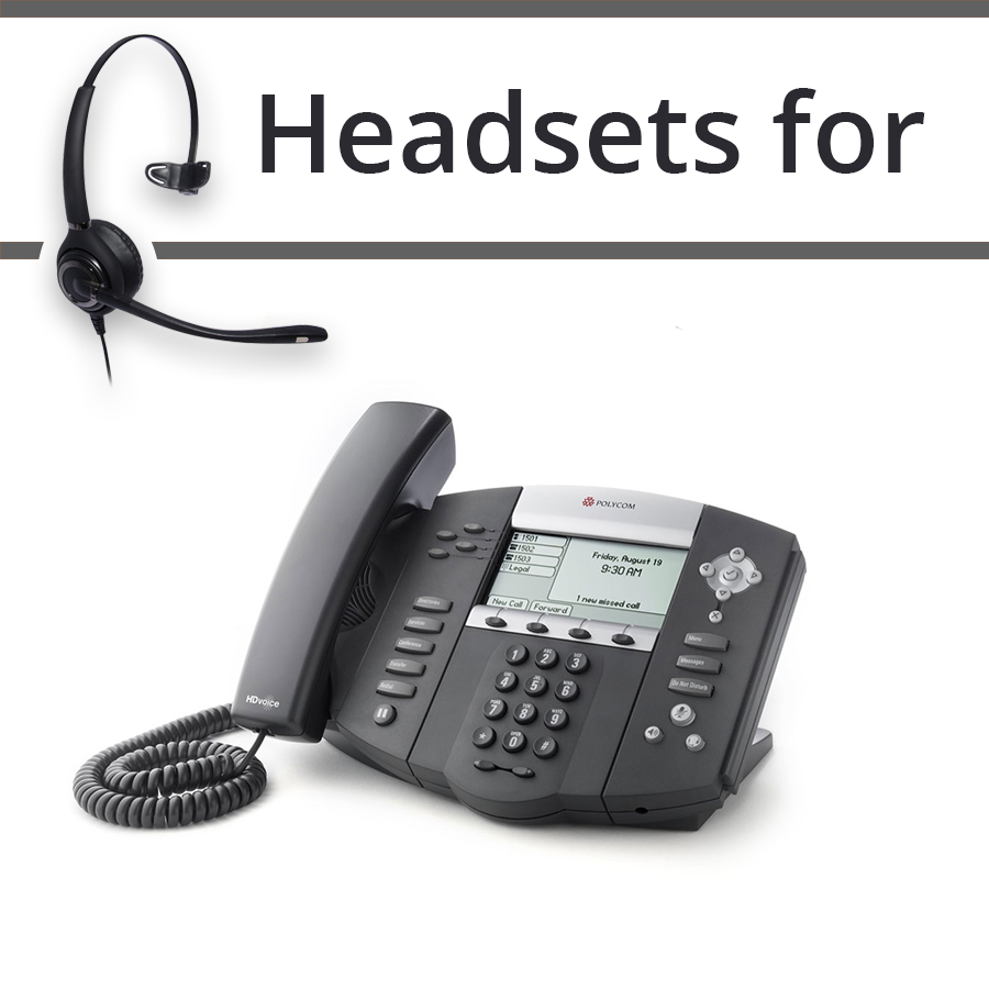 Headsets for Polycom Soundpoint IP 550