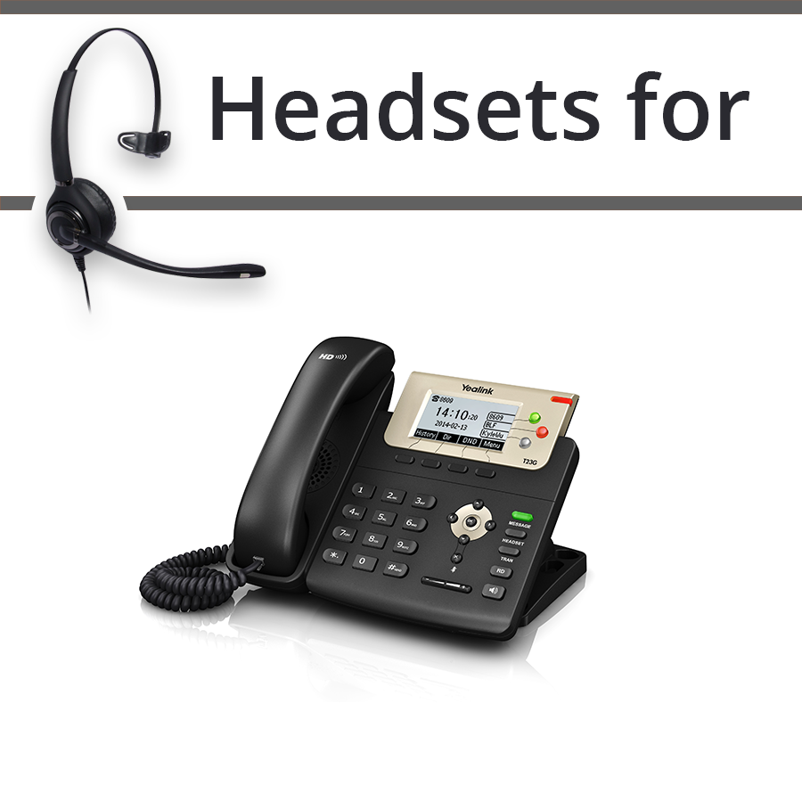 Headsets for Yealink SIP-T23G