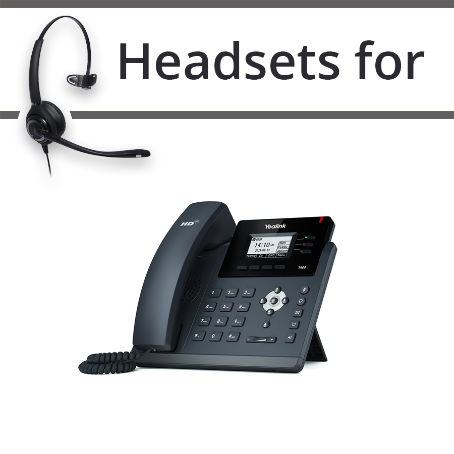 Headsets for Yealink SIP-T40P