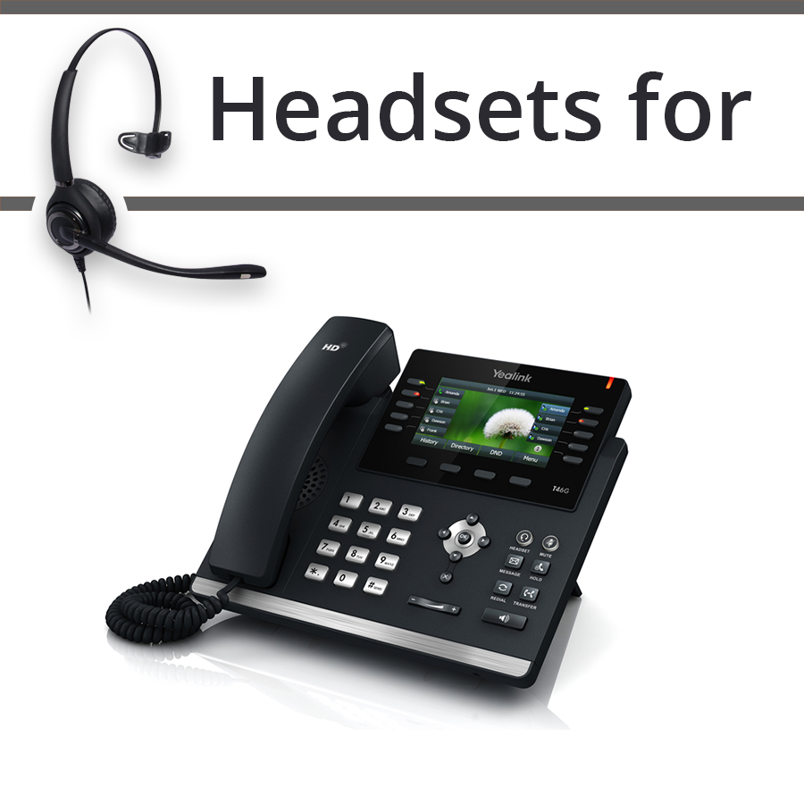 Headsets for Yealink SIP-T46S