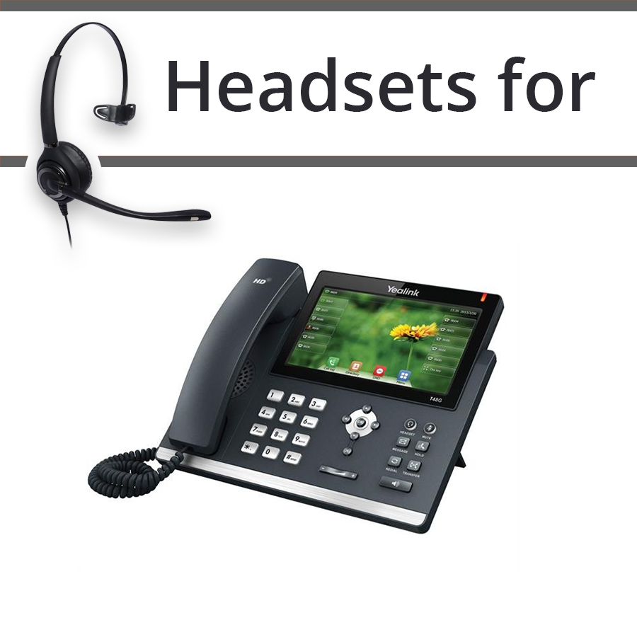 Headsets for Yealink SIP-T48S