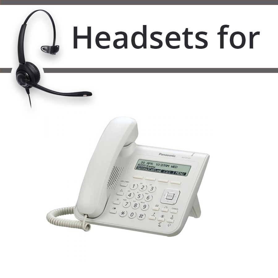 Headsets for Panasonic KX-UT123