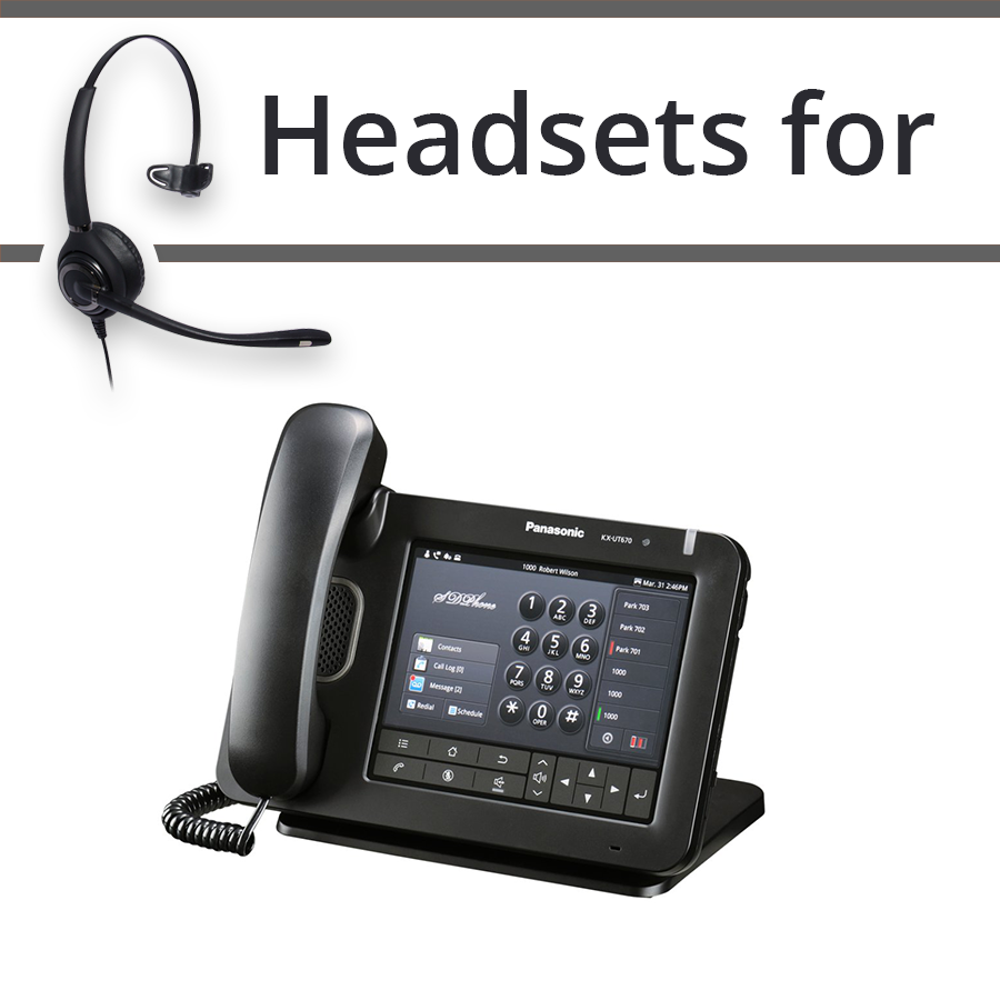 Headsets for Panasonic KX-UT670