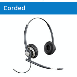 Corded Headsets for Telephones