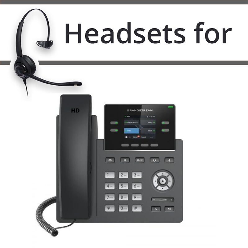Headsets For Grandstream GRP2612W