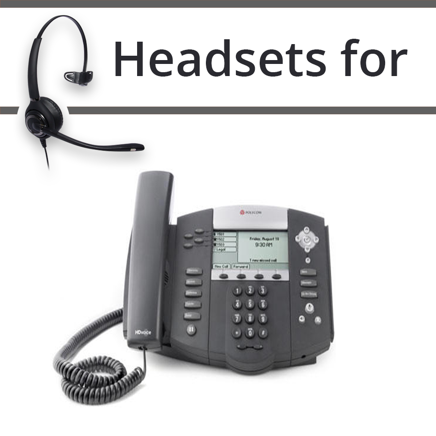Headsets for Polycom Soundpoint IP 500